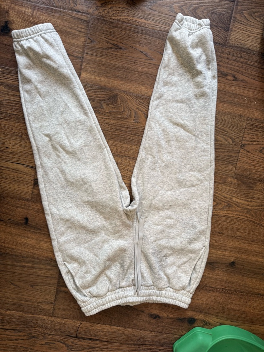 Fabletics Cozy Fleece Heather Gray Pull-On Joggers - Picture 3 of 4